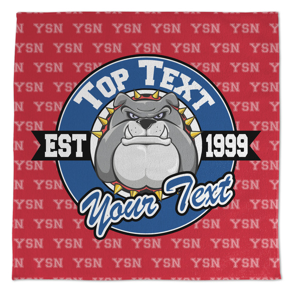 Custom School Mascot Microfiber Dish Towel (Personalized)