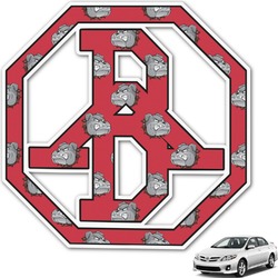 School Mascot Monogram Car Decal (Personalized)