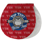 School Mascot Burp Pad - Velour w/ Name or Text