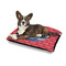 School Mascot Outdoor Dog Beds - Medium - IN CONTEXT