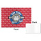 School Mascot Disposable Paper Placemat - Front & Back