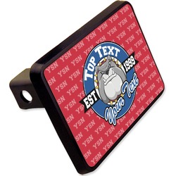 School Mascot Rectangular Trailer Hitch Cover - 2" (Personalized)