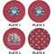 School Mascot Set of Lunch / Dinner Plates (Approval)