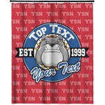 School Mascot Extra Long Shower Curtain - 70"x84" (Personalized)