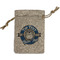 School Mascot Small Burlap Gift Bag - Front