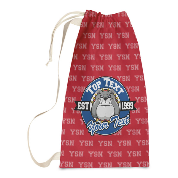 Custom School Mascot Laundry Bags - Small (Personalized)