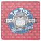 School Mascot Square Coaster Rubber Back - Single