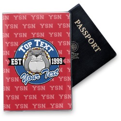 School Mascot Vinyl Passport Holder (Personalized)