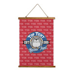 School Mascot Wall Hanging Tapestry - Tall (Personalized)