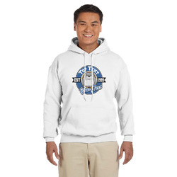 Custom School Mascot Hoodie - White (Personalized) | YouCustomizeIt