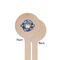 School Mascot Wooden 7.5" Stir Stick - Round - Single Sided - Front & Back