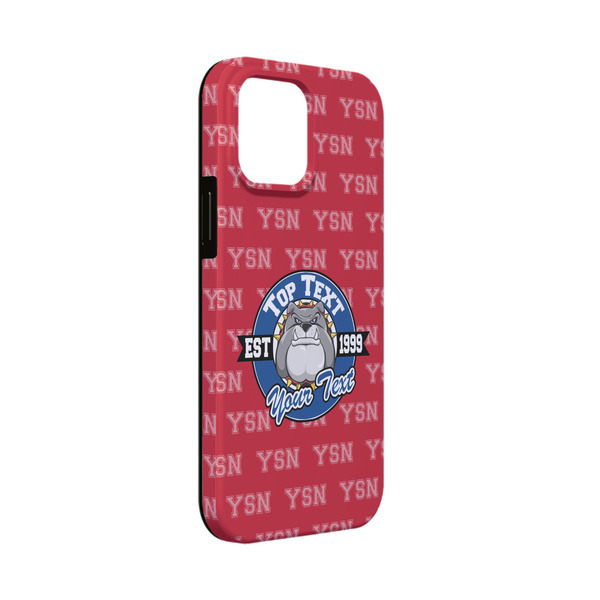 Custom School Mascot iPhone Case - Rubber Lined - iPhone 13 Mini (Personalized)