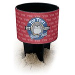 School Mascot Black Beach Spiker Drink Holder (Personalized)