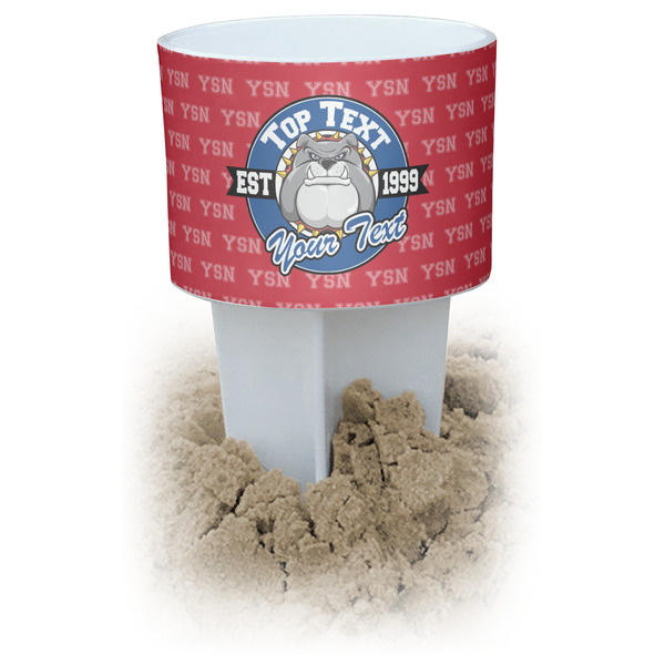 Custom School Mascot Beach Spiker Drink Holder (Personalized)