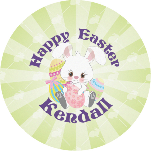 Custom Easter Bunny Multipurpose Round Labels - 1" (Personalized)