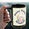 Easter Bunny 15oz. Black Mug - LIFESTYLE