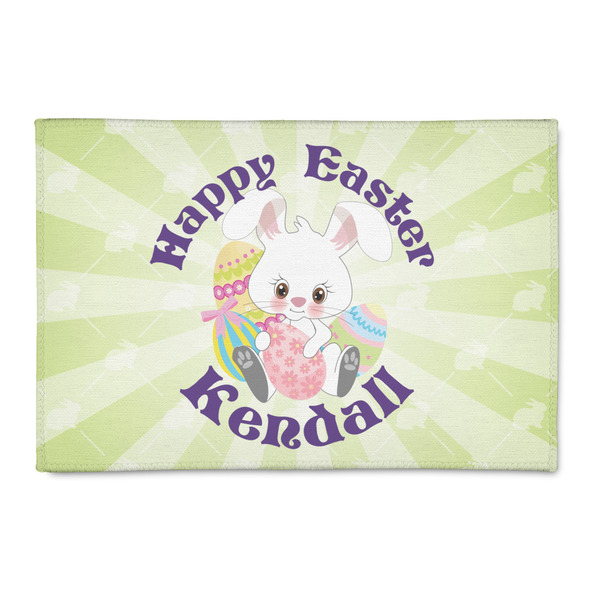 Custom Easter Bunny 2' x 3' Patio Rug (Personalized)