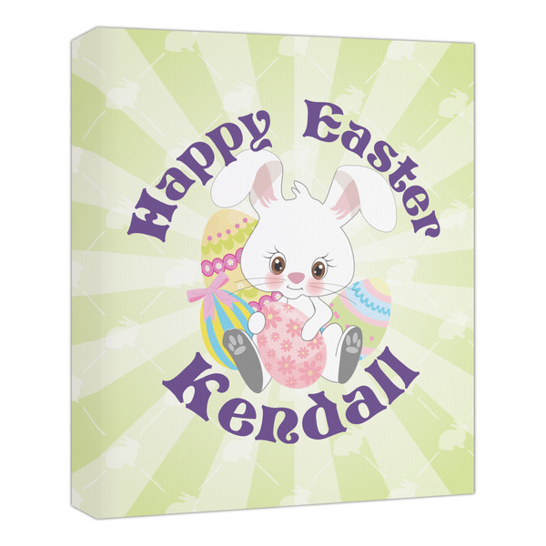 Custom Easter Bunny Canvas Print - 20x24 (Personalized)