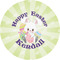 Easter Bunny 3" Multipurpose Round Labels - Single Sticker