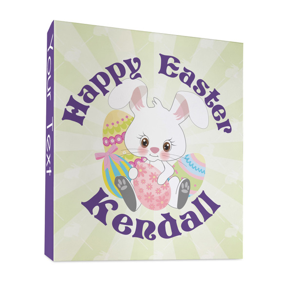 Custom Easter Bunny 3 Ring Binder - Full Wrap - 1" (Personalized)