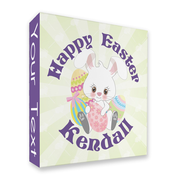 Custom Easter Bunny 3 Ring Binder - Full Wrap - 2" (Personalized)