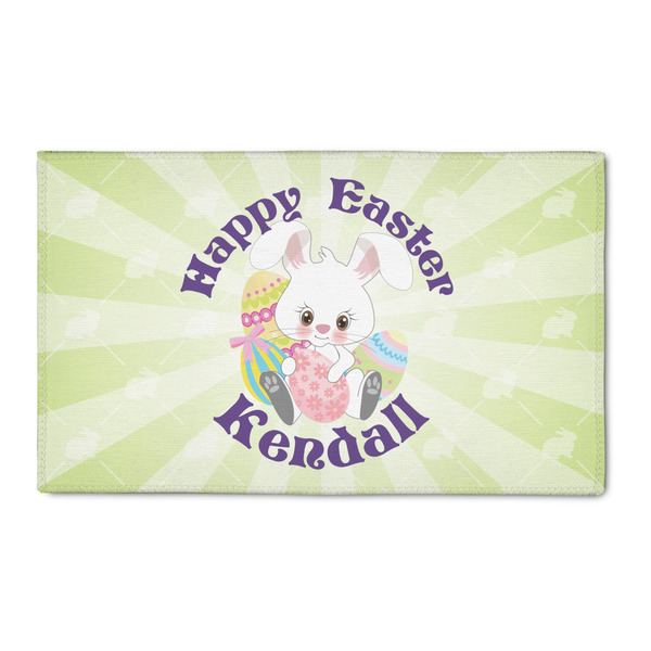 Custom Easter Bunny 3' x 5' Indoor Area Rug (Personalized)