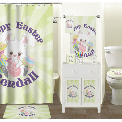 Easter Bunny Hand Towel - Full Print (Personalized) - YouCustomizeIt