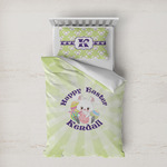 Easter Bunny Duvet Cover Set - Twin XL (Personalized)