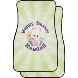 Easter Bunny Car Floor Mats (Front Seat) (Personalized)