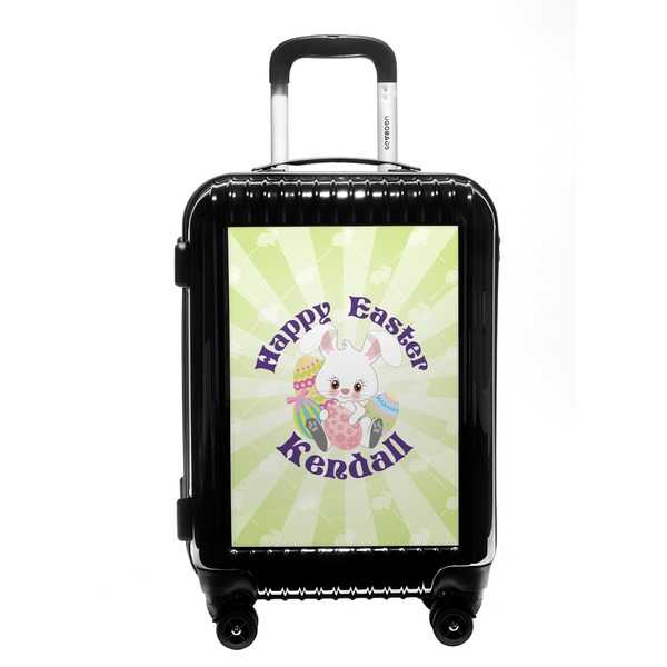 Custom Easter Bunny Carry On Hard Shell Suitcase (Personalized)