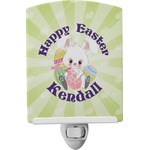 Easter Bunny Ceramic Night Light (Personalized)