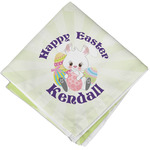 Easter Bunny Cloth Cocktail Napkin - Single w/ Name or Text