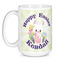 Easter Bunny Coffee Mug - 15 oz - White
