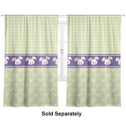 Easter Bunny Curtain Panel - Custom Size