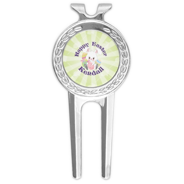 Custom Easter Bunny Golf Divot Tool & Ball Marker (Personalized)