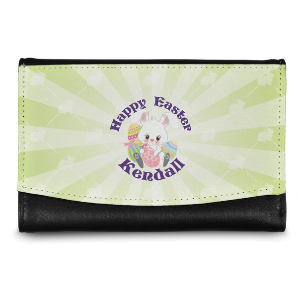 Custom Easter Bunny Genuine Leather Women's Wallet - Small (Personalized)