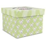 Easter Bunny Gift Box with Lid - Canvas Wrapped - XX-Large (Personalized)