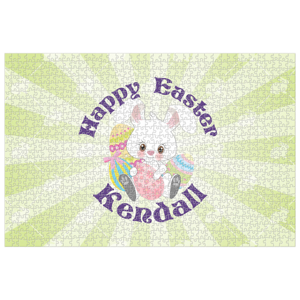 Custom Easter Bunny Jigsaw Puzzle - 1000-piece (Personalized)