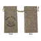 Easter Bunny Large Burlap Gift Bags - Front Approval