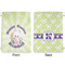 Easter Bunny Large Laundry Bag - Front & Back View