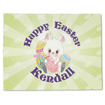 Easter Bunny Single-Sided Linen Placemat - Single w/ Name or Text