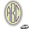 Easter Bunny Monogram Car Decal