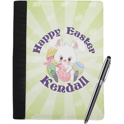 Easter Bunny Notebook Padfolio - Large w/ Name or Text