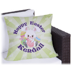 Easter Bunny Outdoor Pillow - 20" (Personalized)