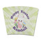 Easter Bunny Party Cup Sleeves - without bottom - FRONT (flat)