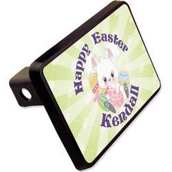 Easter Bunny Rectangular Trailer Hitch Cover - 2" (Personalized)