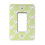 Easter Bunny Rocker Style Light Switch Cover - Single Switch