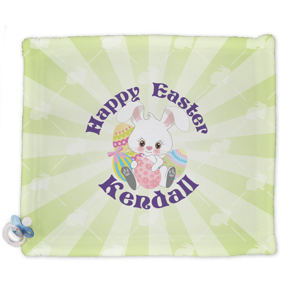 Custom Easter Bunny Security Blanket - Single Sided (Personalized)