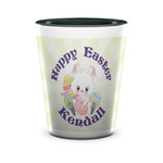 Easter Bunny Ceramic Shot Glass - 1.5 oz - Two Tone - Set of 4 (Personalized)