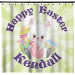 Easter Bunny Shower Curtain - Custom Size (Personalized)